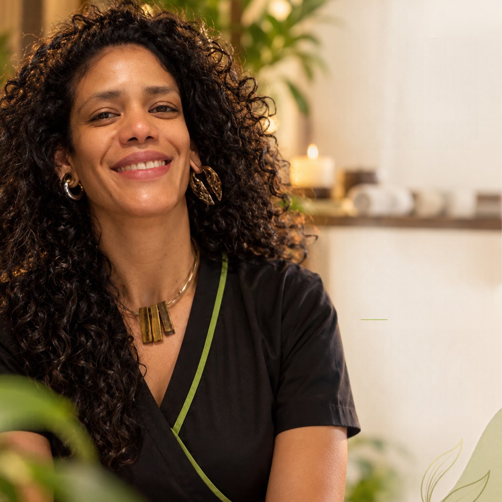 Terapeuta de Masoalquimia en su espacio de bienestar